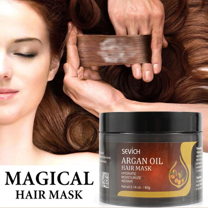 Natural Hair Treatment Mask 5 Seconds Deep Repair Damage Restore Soft Hair Keratin & Scalp Treatment Hair Condition 80G