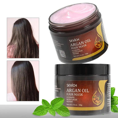 Natural Hair Treatment Mask 5 Seconds Deep Repair Damage Restore Soft Hair Keratin & Scalp Treatment Hair Condition 80G