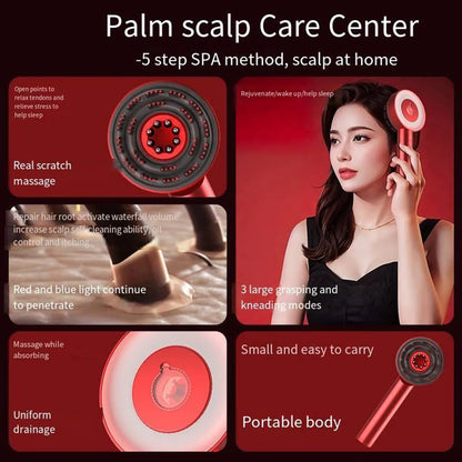 Wireless Massager Scalp3 Scalp Massaging Brush Shiatsu Hair Scalp Massager with IPX7 Waterproof Cordless Electric Massager